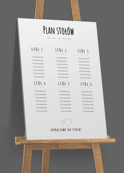 Plan stołów - Wesele #4