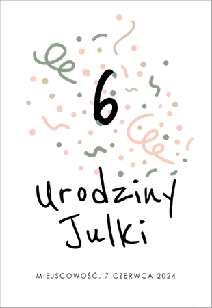 Tablica powitalna - Urodziny #7