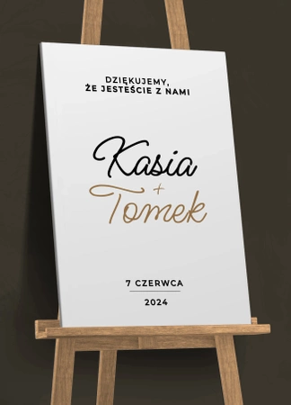 Tablica powitalna - Wesele #7