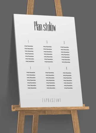 Plan stołów - Wesele #8