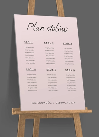 Plan stołów - Wesele #9