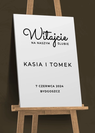 Tablica powitalna - Wesele #2