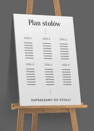 Plan stołów - Wesele #3