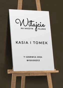 Tablica powitalna - Wesele #2